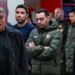 Fútbol.- Laporta: "Acepto la fórmula de Xavi porque me la propone una leyenda del barcelonismo"