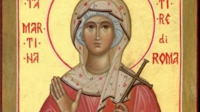 Retrato de Santa Martina de Roma