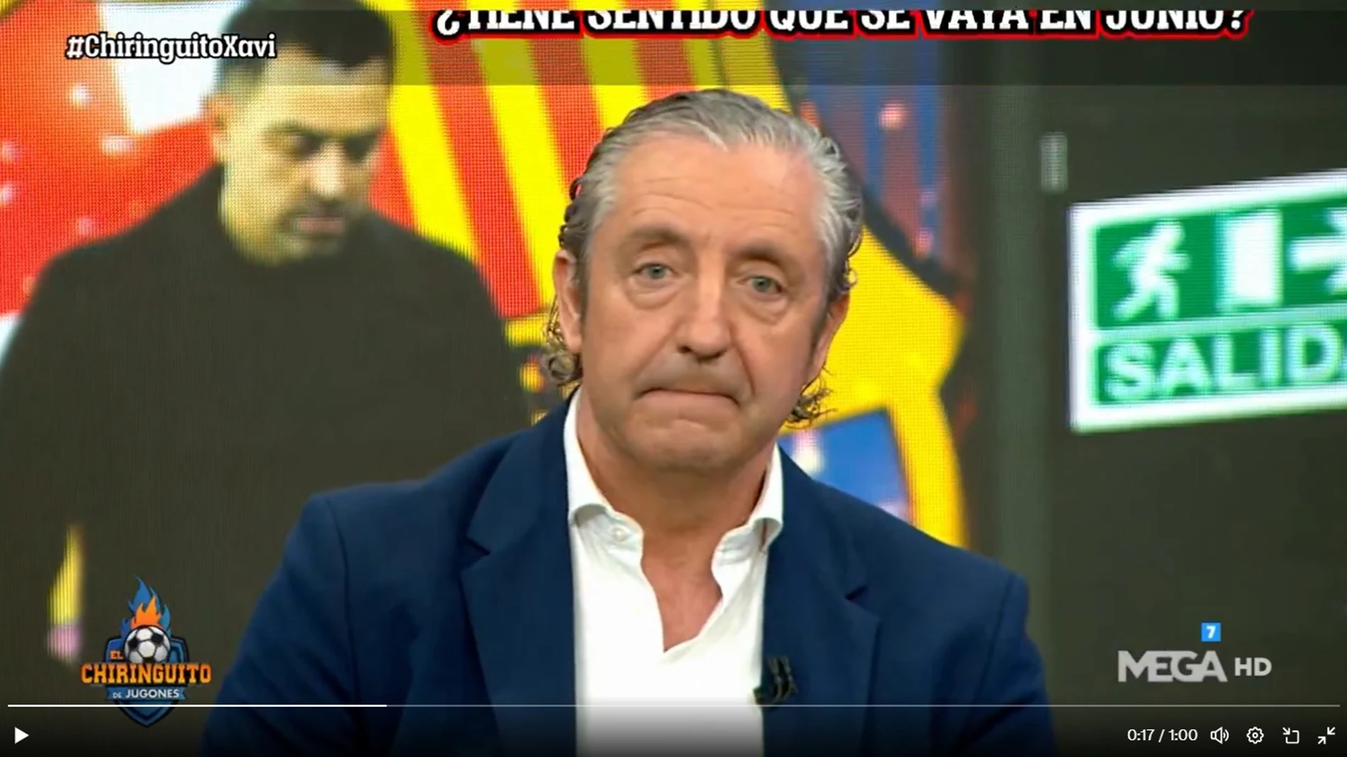 Josep Pedrerol y su anuncio en El Chiringuito