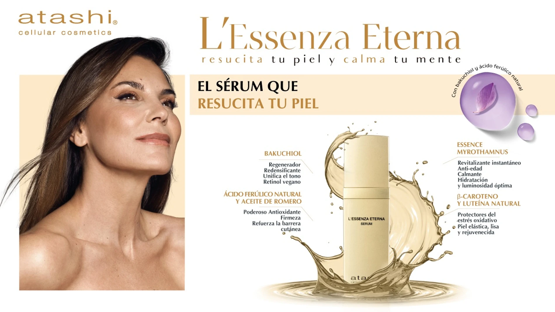 El nuevo sérum de Atashi Cellular Cosmetics.
