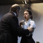 Ensayo de la obra de teatro La Regenta en el Circulo de Bellas Artes. © Jesús G. Feria.