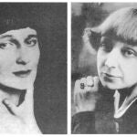 A la izquierda, Anna Ajmátova, junto a Marina Tsvietáieva