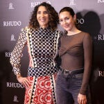 Paz Padilla y Anna Padilla en la inauguración de Rhudo.