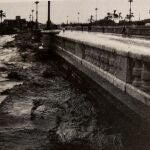 El puente construido en 1909 no soportó la riada del año 57 en Valencia