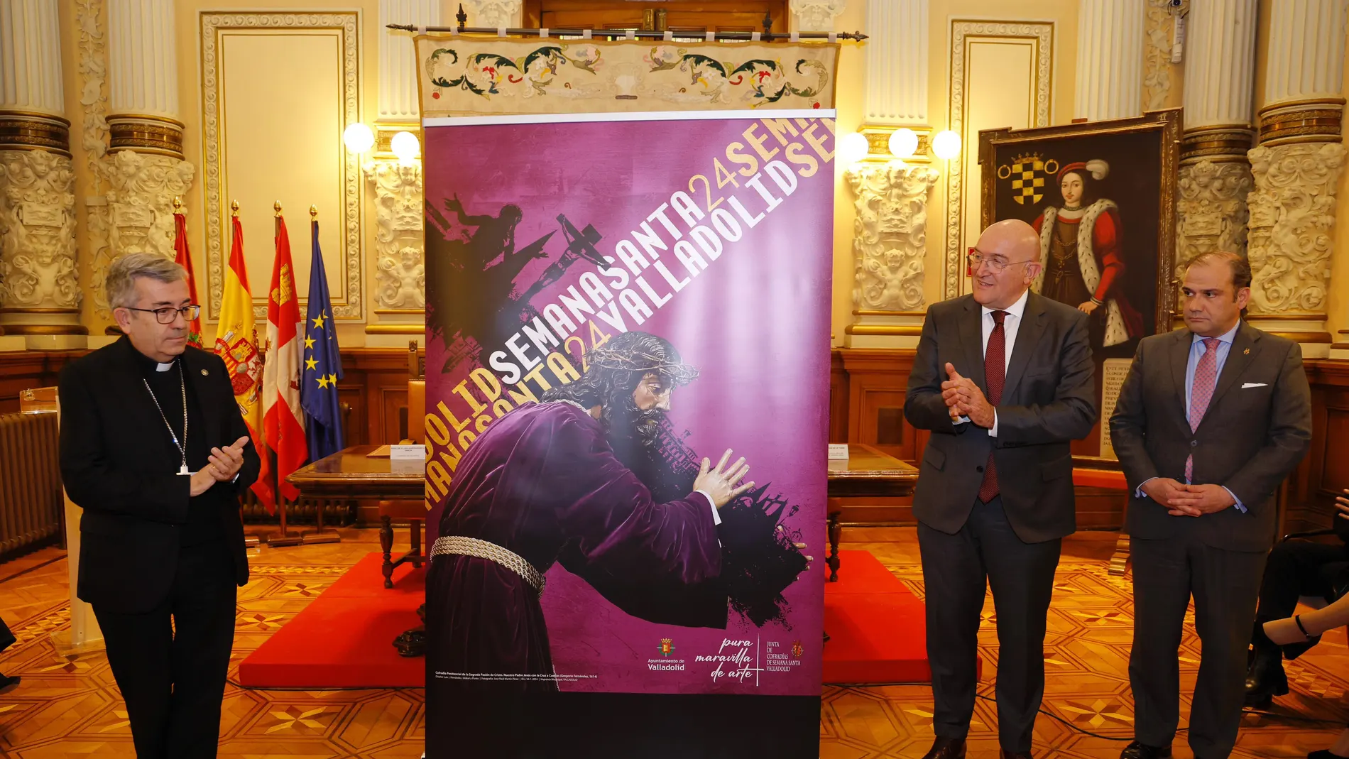 Valladolid ya tiene cartel para su Semana Santa que pregonará Luis Jaramillo