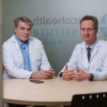 Doctores Foncillas y Martin Broto en la Fundacion Jiminez Diaz, OncoHealth