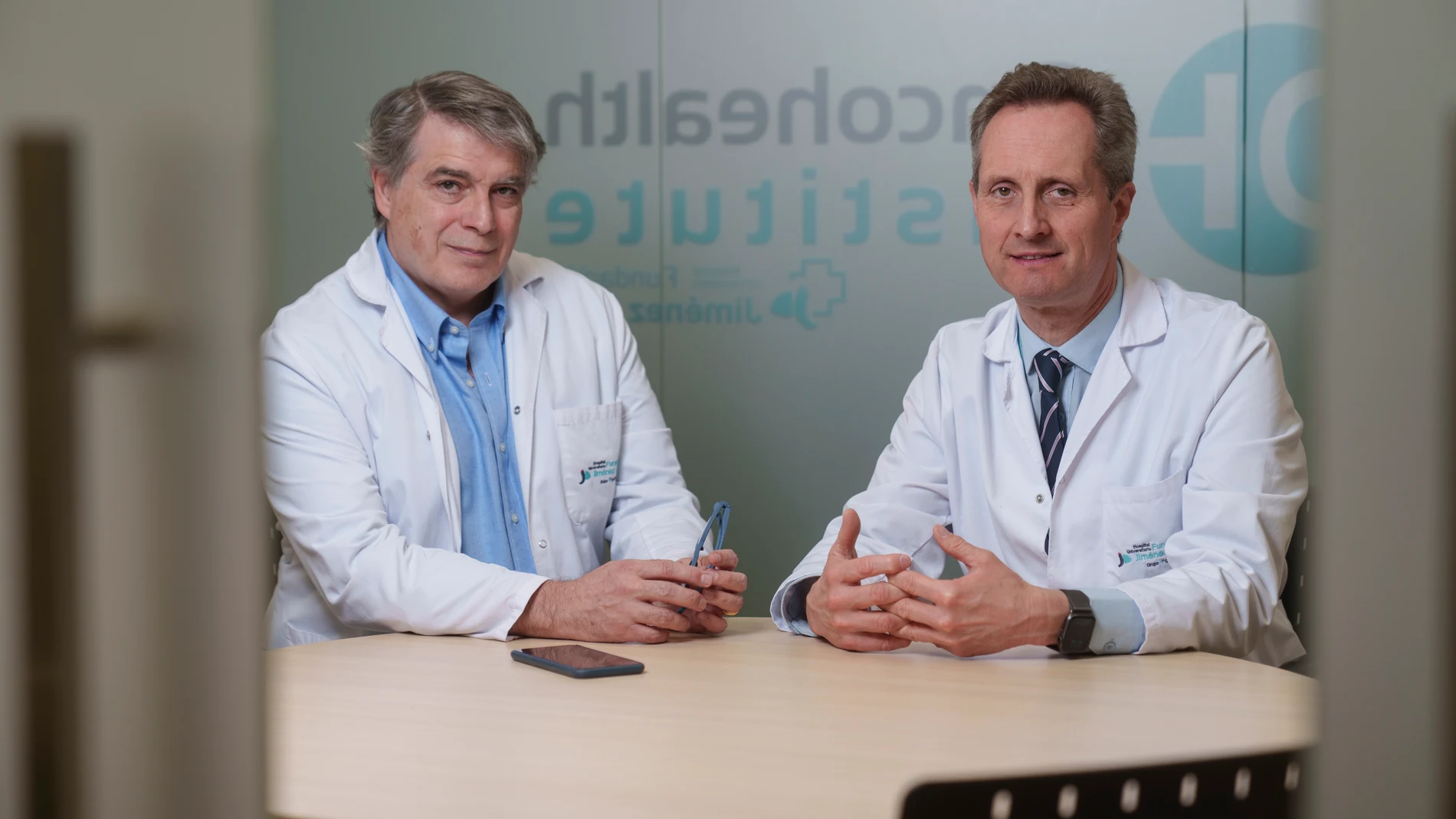 Doctores Foncillas y Martin Broto en la Fundacion Jiminez Diaz, OncoHealth