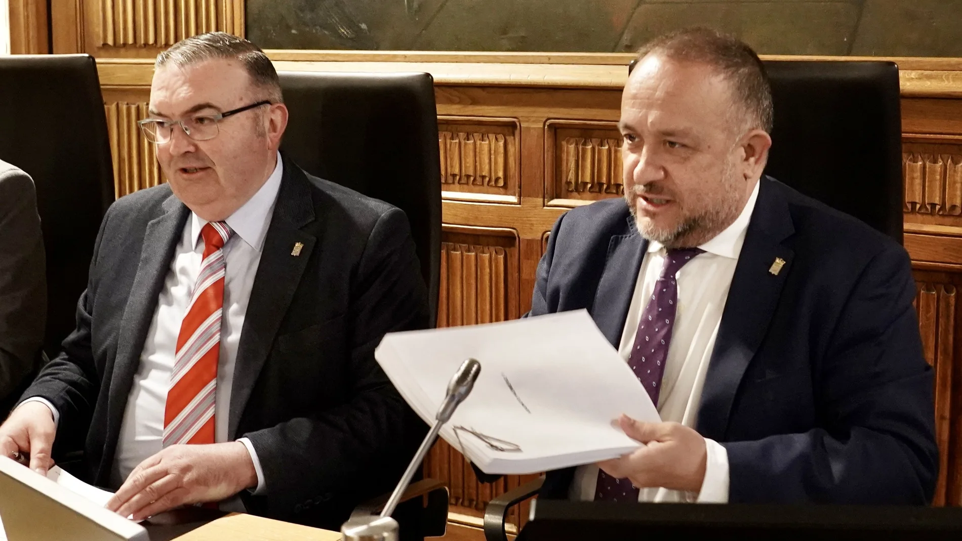 El presidente de la Diputación de León, Gerardo Álvarez Courel
