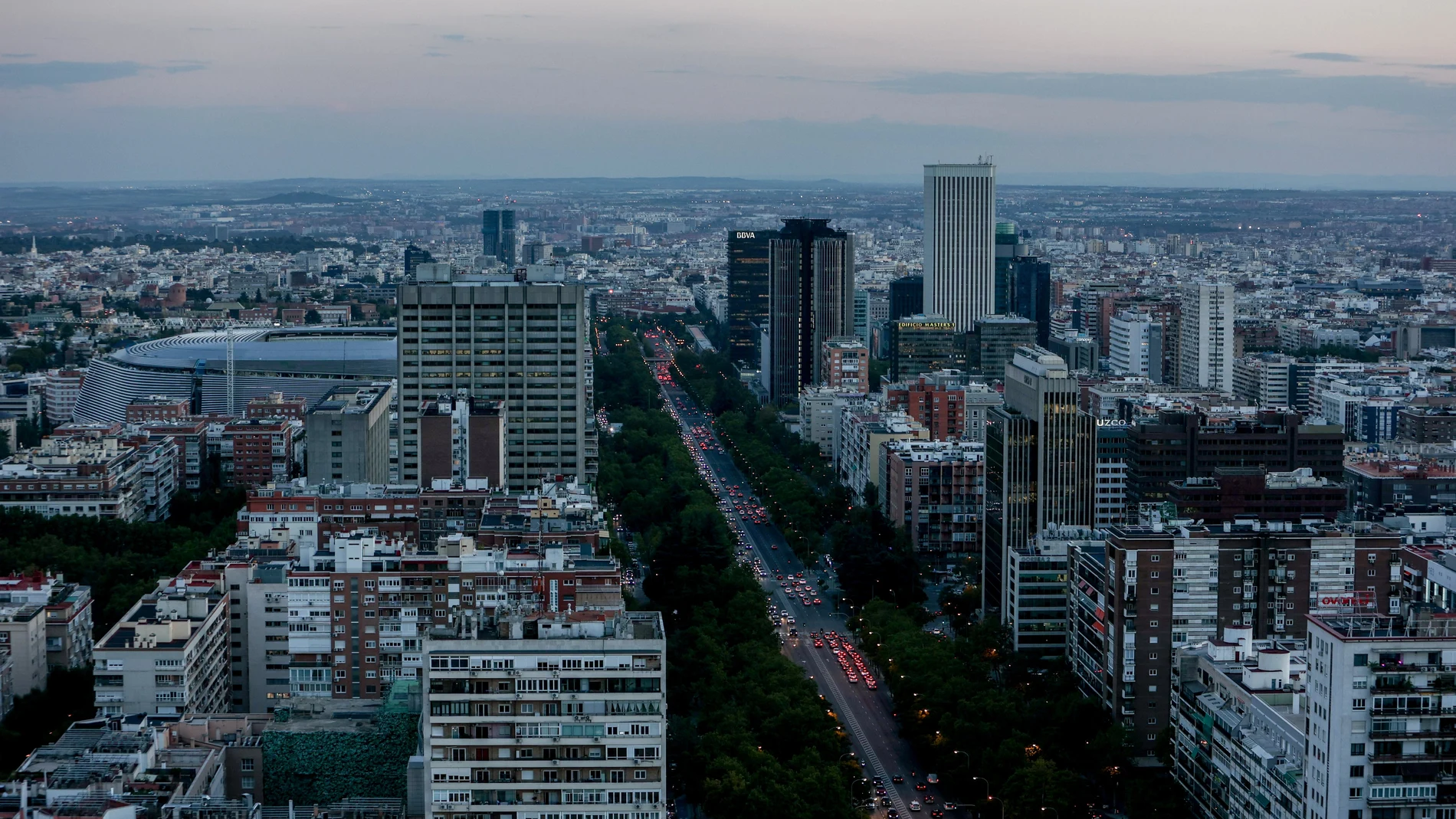 Vista de la ciudad de Madrid