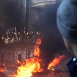 Farmers protest on the sidelines of the EU summit in Brussels