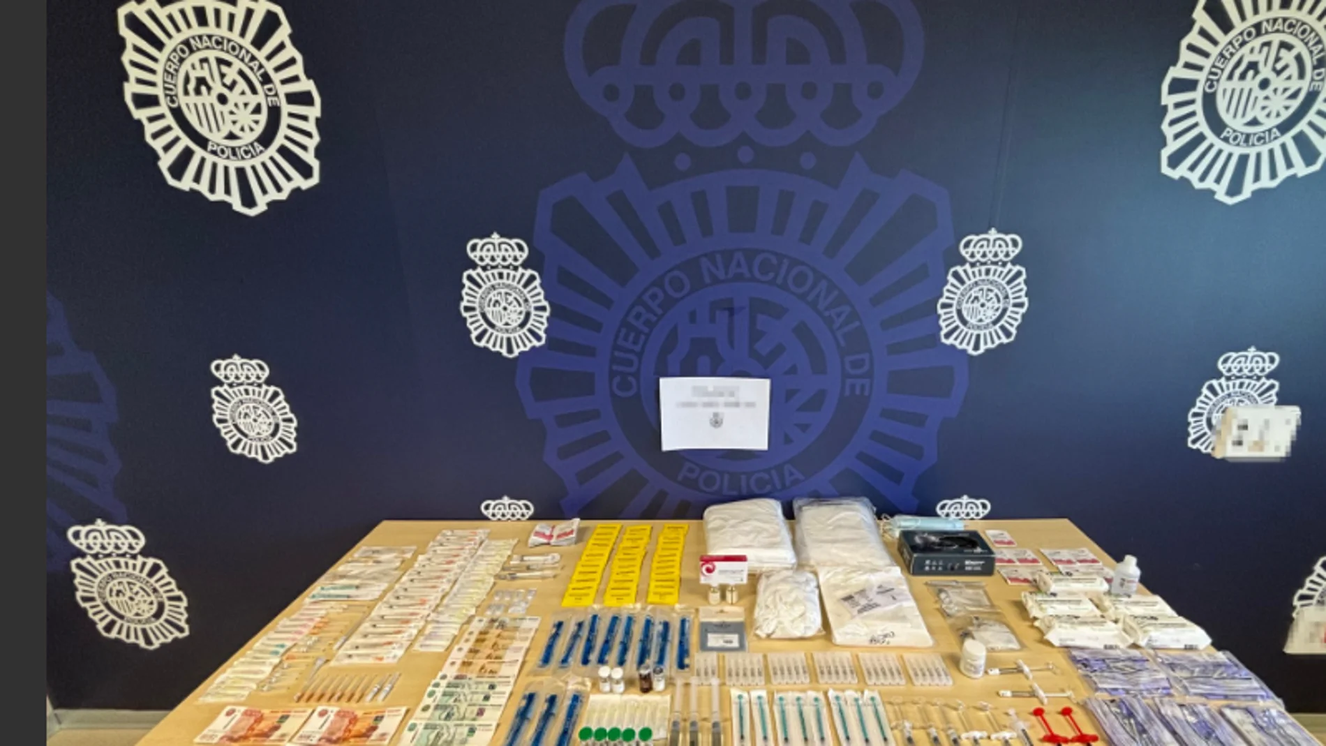 Algunos de los productos que han sido incautados
