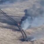 El ataque de drones ucranianos causó conmoción en Rusia, después de destrozar una columna de tanques entera
