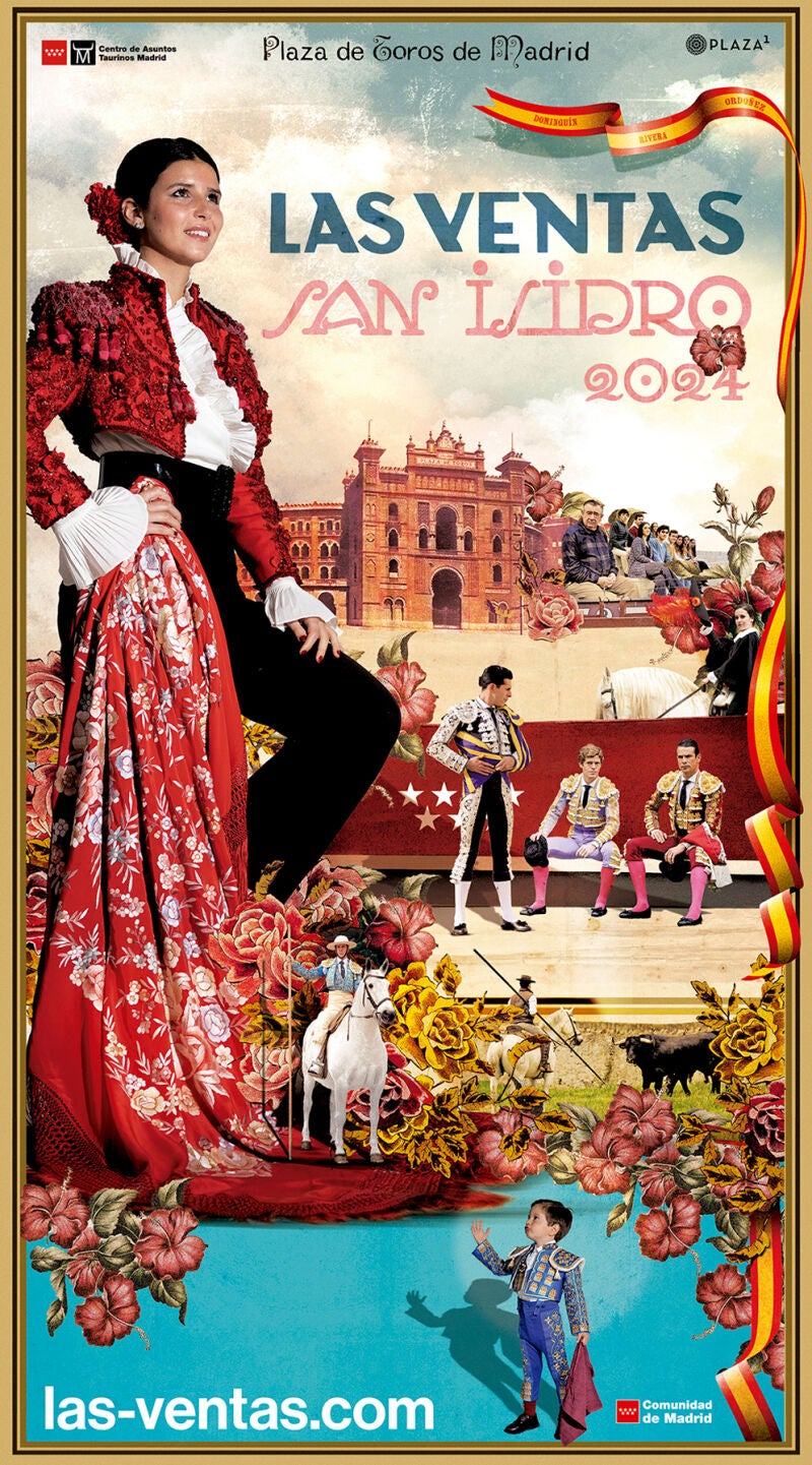 Cartel de la feria de San Isidro 2024