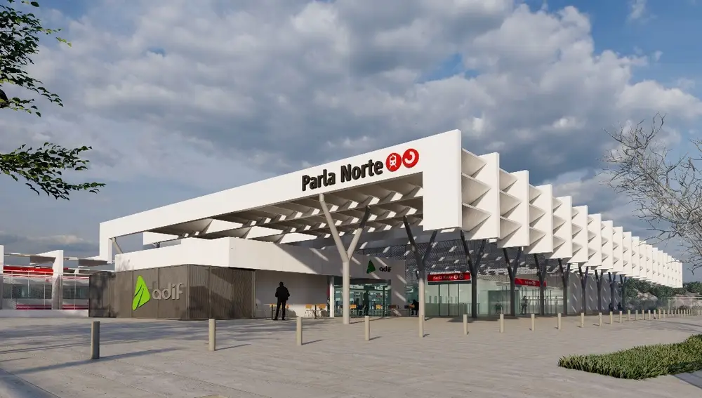 MADRID.-Puente asiste al inicio de las obras de la nueva estación de Parla Norte de la C-4 de Cercanías