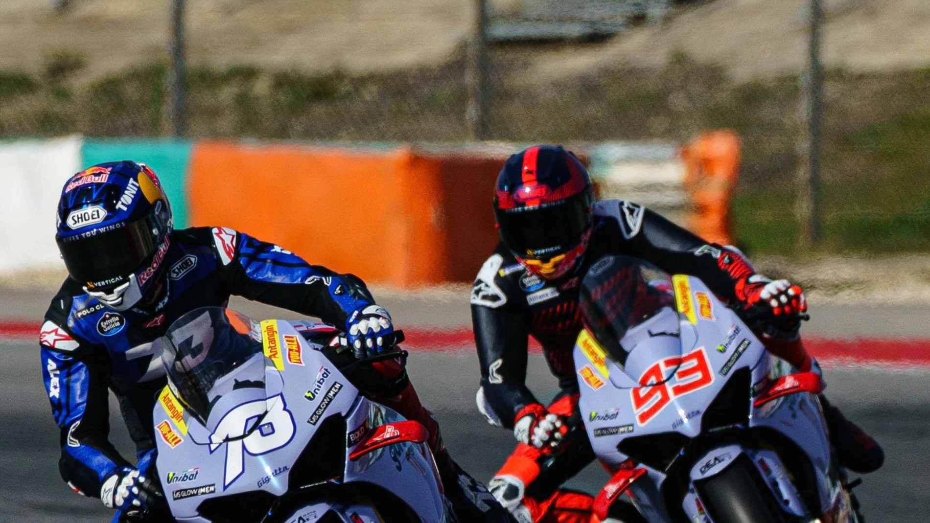 Álex y Marc Márquez, en Portimao