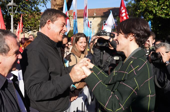 Besteiro (PSOE) y Pontón (BNG) en una imagen de archivo. 