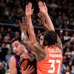 Willy, en un partido ante el Valencia Basket