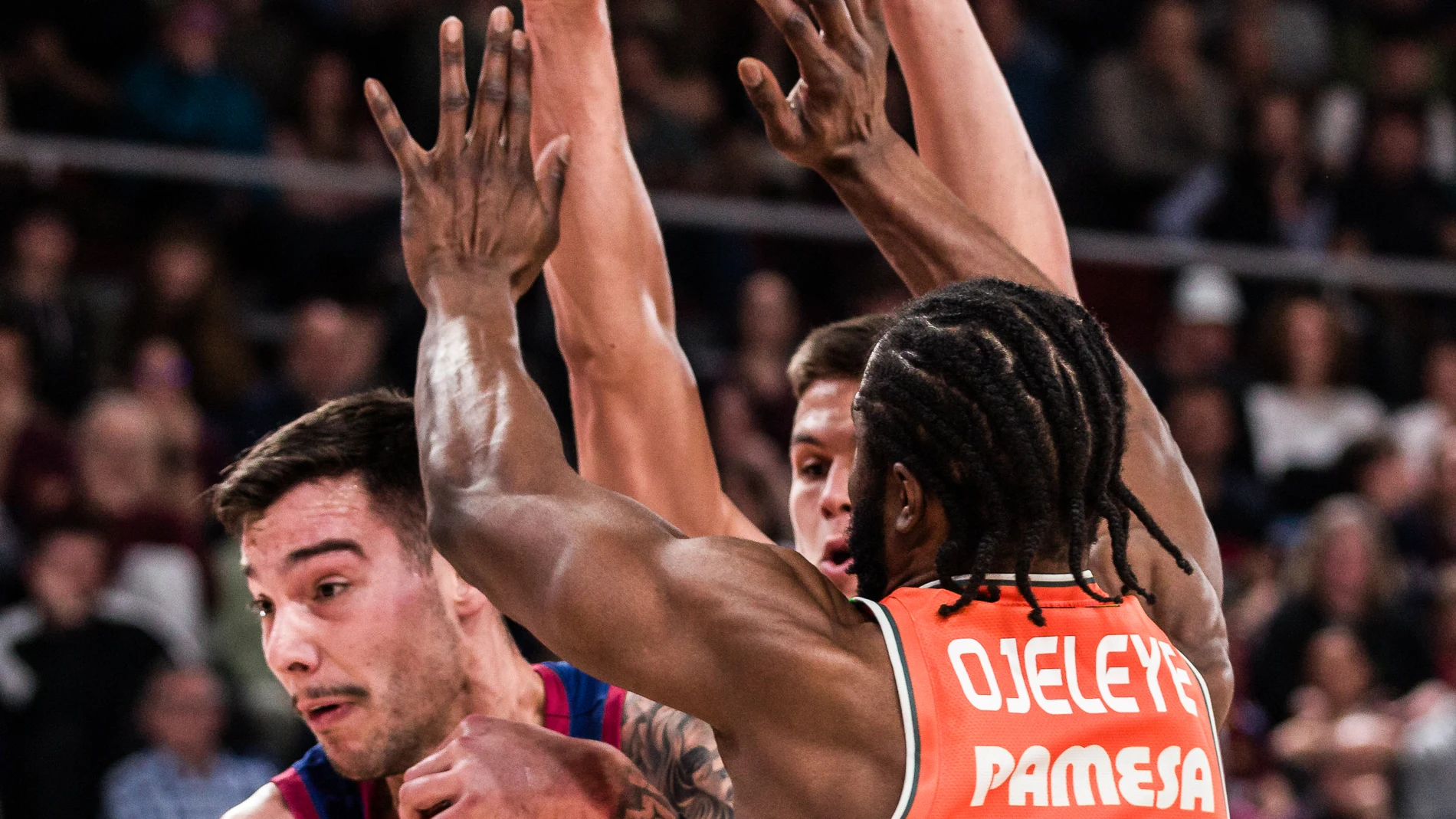 Willy, en un partido ante el Valencia Basket