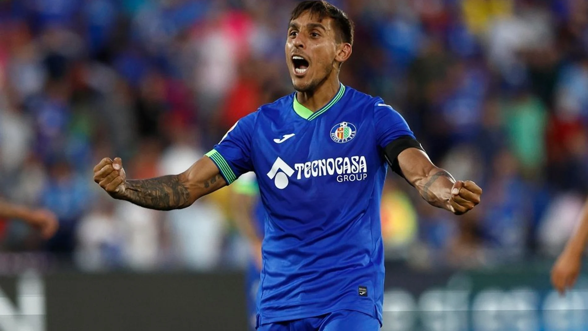 Damián Suárez con el Getafe