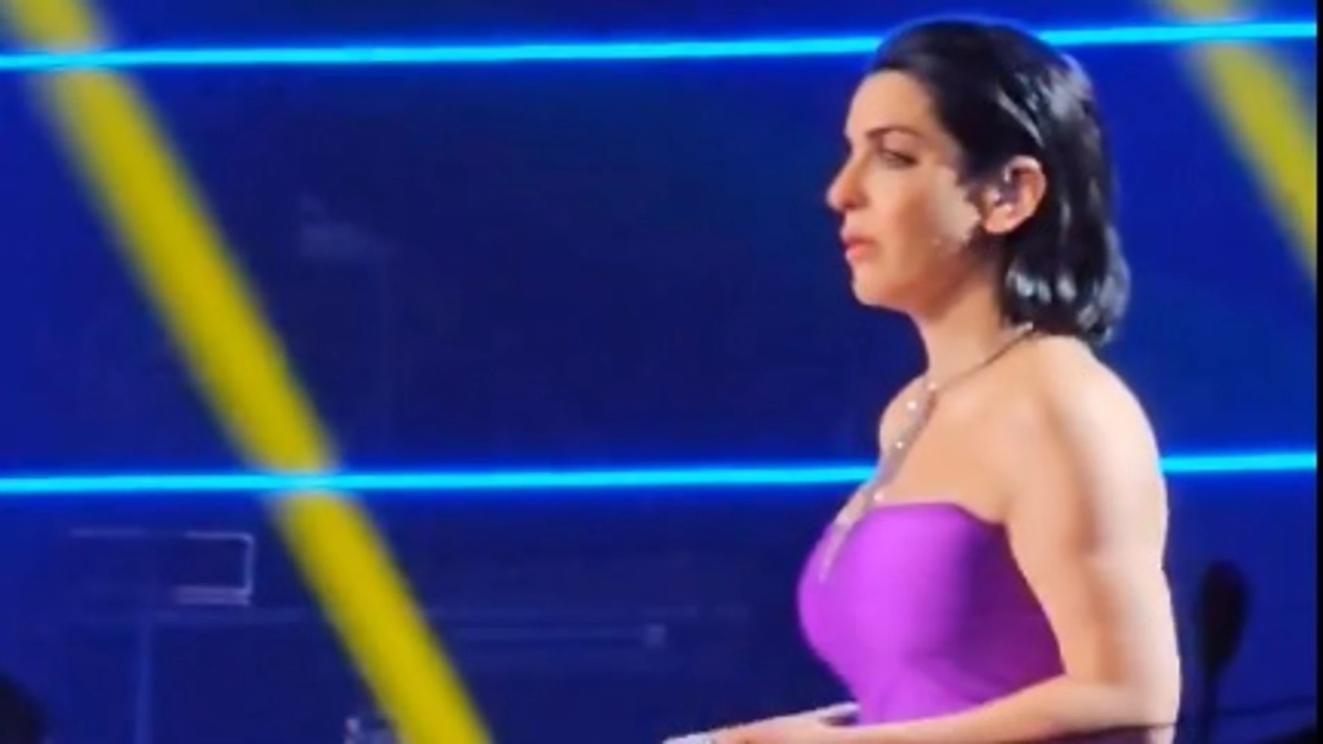 Ruth Lorenzo visiblemente molesta