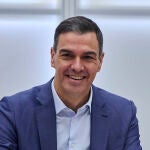 El secretario general del PSOE y presidente del Gobierno, Pedro Sánchez, encabeza este lunes en Ferraz, la reu