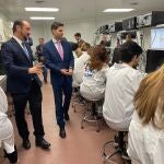 El consejero de Educación, Ciencia y Universidades, Emilio Viciana, visita el campus de la UC3M en Leganés.
