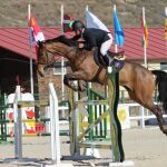 Hugo López Plaza y Zoraida de Olid durante el campeonato