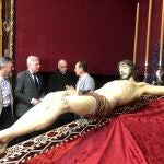 Cristo del Silencio de Granada en su templo de San José