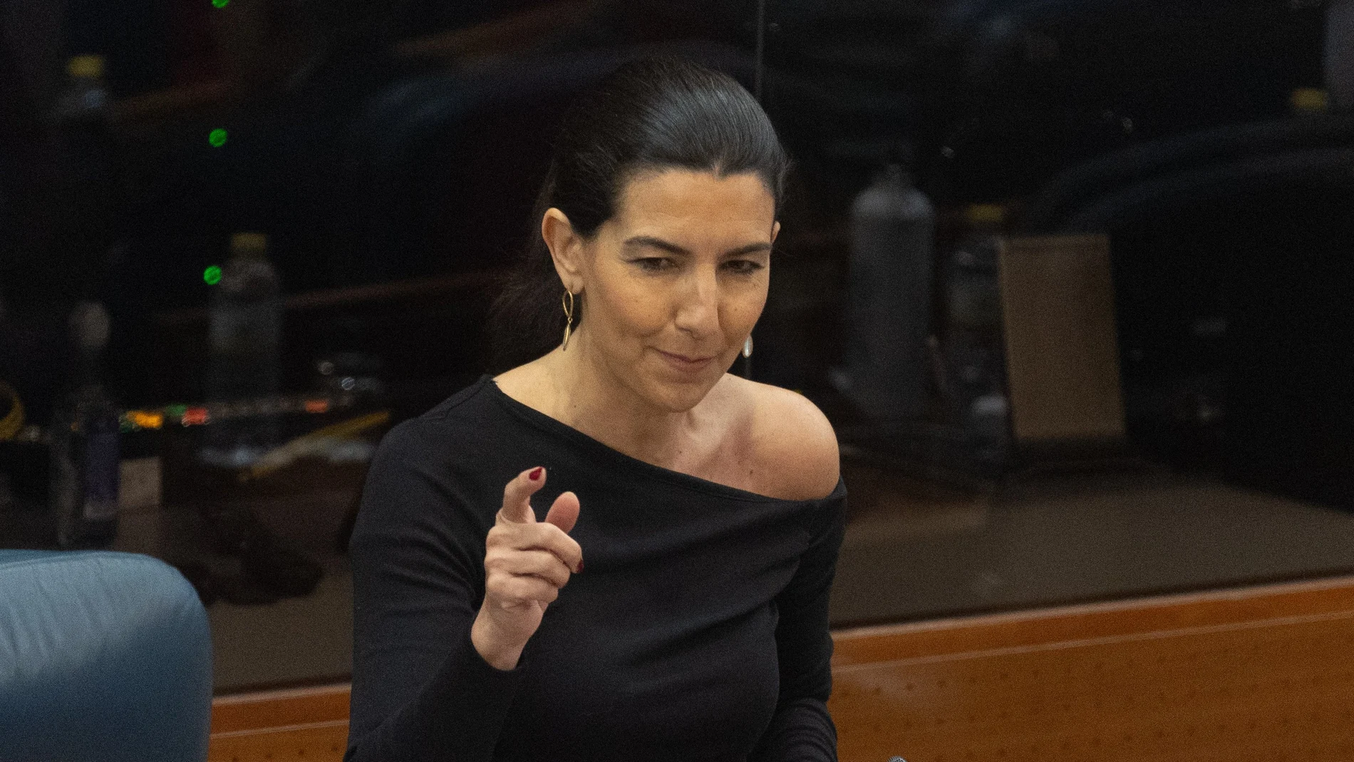 La presidenta y portavoz de Vox en la Comunidad de Madrid, Rocío Monasterio