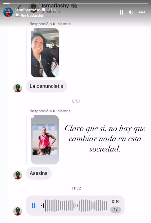 La denuncia publicada por Jenni Hermoso