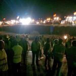 Primeros cortes de carreteras en C-LM por las protestas del campo, A4 en Madridejos