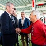 El candidato popular ha participado en un acto sectorial sobre deporte. 