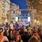 Imagen de la Rambla de Méndez Núñez de Alicante en la fiesta de Carnaval de otros años.