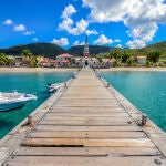 Playa de Martinica, en el Caribe