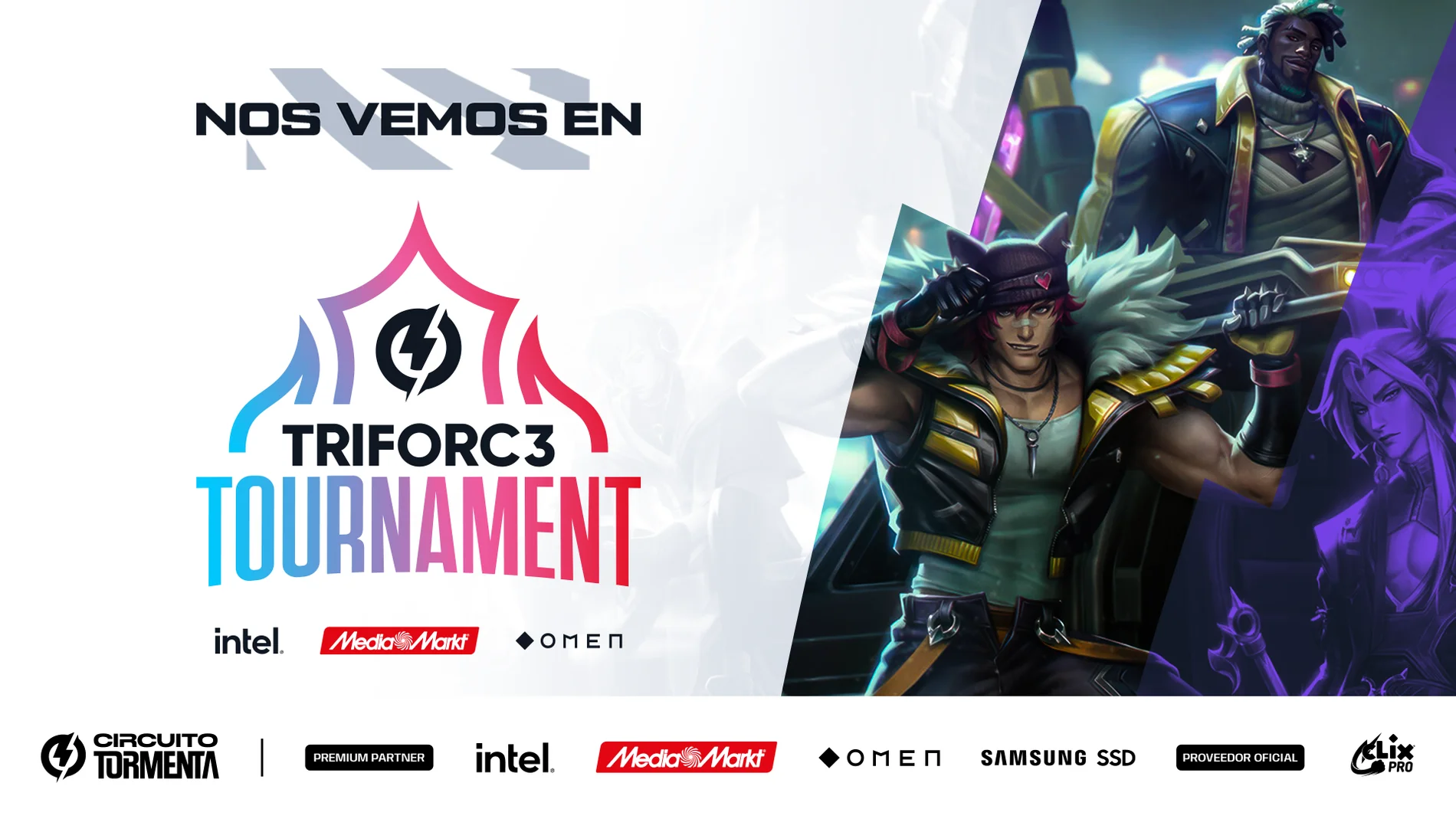 Intel, MediaMarkt y Omen presentan la nueva Premium Cup que inaugura el segundo Split del Circuito Tormenta