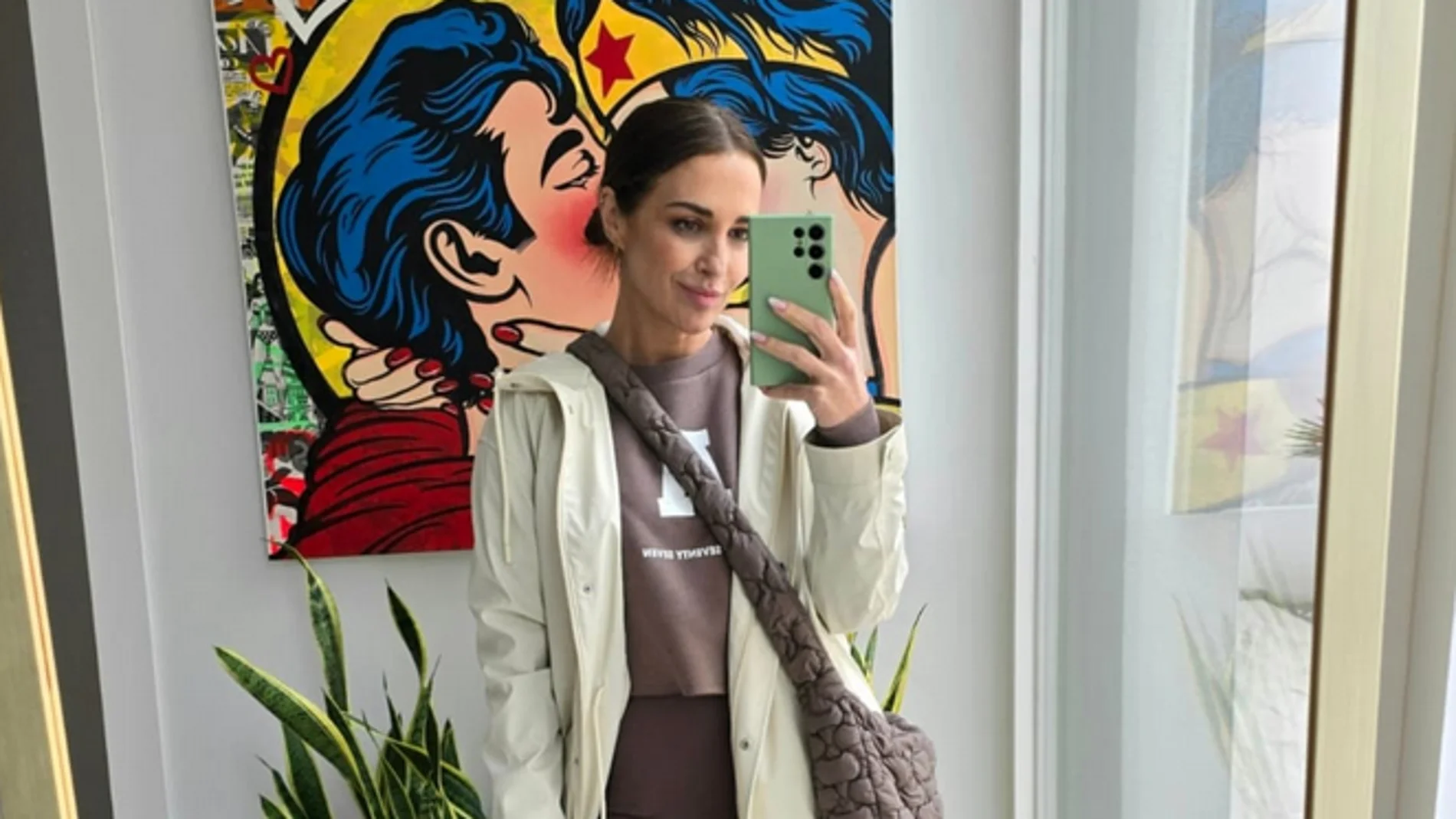 Paula Echevarría con look deportivo.
