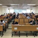 Alumnado en pruebas de acceso a la Universidad en la UJA 
