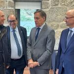García Carbayo junto a Luis Fuentes, entre otros, en la jornada celebrada en Viseu (Portugal)