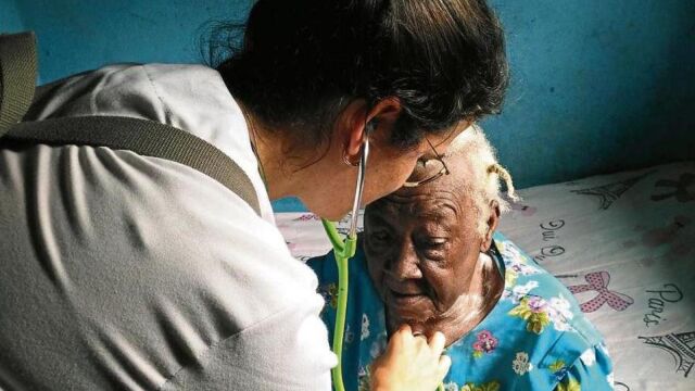 La religiosa española Valle Chías, que ejerce en Haití de embajadora de Manos Unidas