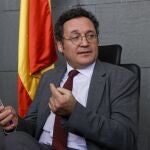El fiscal general del Estado, Álvaro García Ortiz, momentos antes de presidir la Junta de Fiscales celebrada este miércoles en la Ciutat de la Justicia de Barcelona.