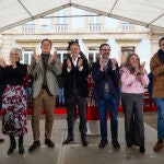 El candidato socialista, hoy, en Ferrol. 