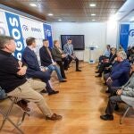 El secretario general del PP de Castilla y León, Francisco Vázquez, mantiene una reunión de trabajo con el Comité de Dirección Provincial del Partido Popular de Burgos