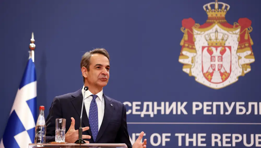 Greek Prime Minister Kyriakos Mitsotakis visits Serbia