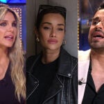 Ivana Icardi, Adara Molinero y Miguel Frigenti