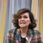 La presidenta del Consejo de Estado y exvicepresidenta del Gobierno, Carmen Calvo