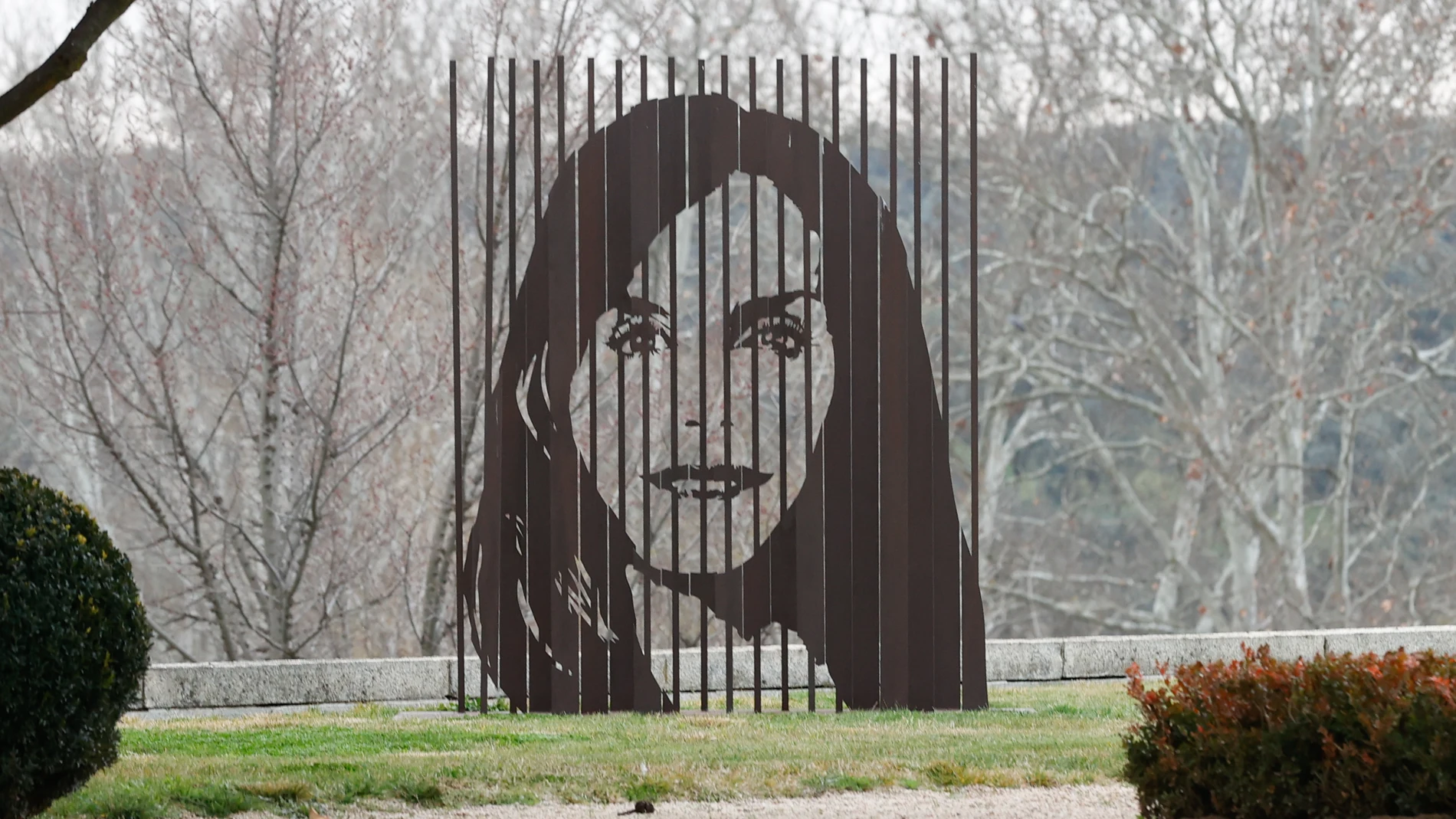 La escultura de la Reina Letizia en Zarzuela