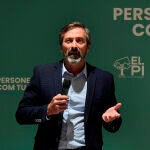 El senador Pedro San Ginés, de Coalición Canaria, durante una intervención en noviembre de 2023 en Palma de Mallorca para buscar sinergias con otros partidos políticos. 