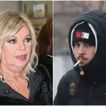 Terelu Campos y Carlo Costanzia