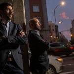 Borja Quiroga y Manuel Rodriguez, autores del libro Paliativo. David Jar