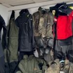 Material intervenido para abastacer a tripulantes de narcolanchas